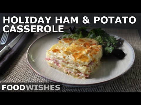 Holiday Ham and Potato Casserole - Great Easter Dinner...