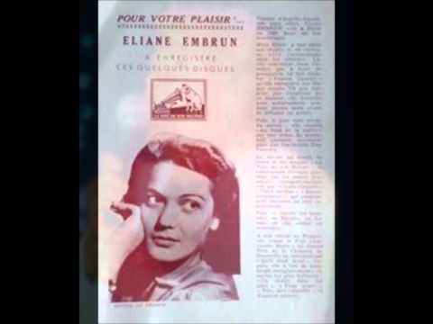 Eliane Embrun"  Boléro pour l'inconnu " 1950