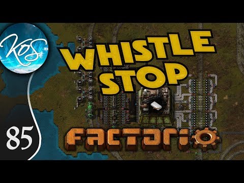 Whistle Stop Factorio Ep 85: TRAIN RACE - Mod Spotlight, Let's Play, Gameplay