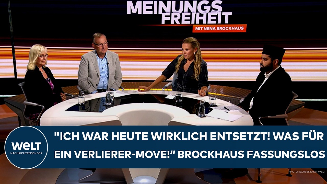 BROCKHAUS: "Ich war heute wirklich entsetzt! Ein Verlierer-Move!" MEINUNGSFREIHEIT - ganze Sendung