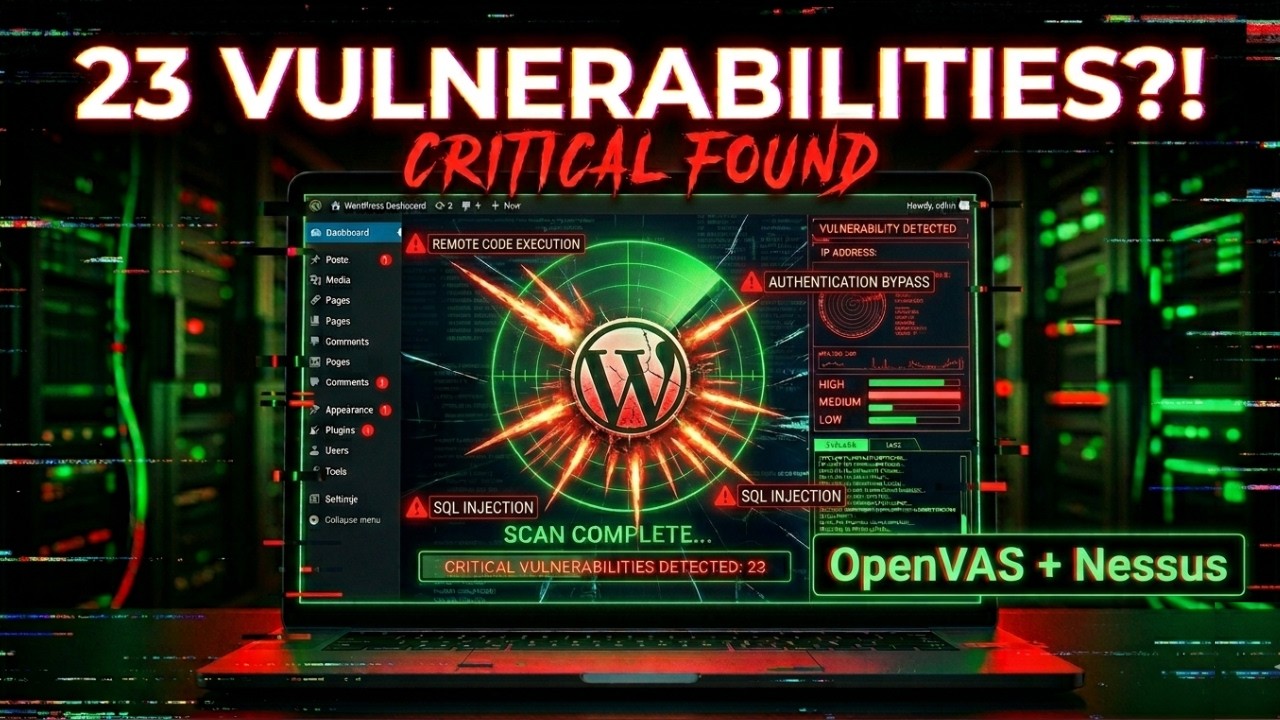 S17 - Automate WordPress Pentesting | OpenVAS & Nessus Explained