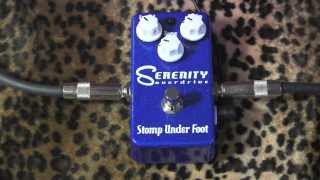 Video thumbnail for Stomp Under Foot SERENITY OVERDRIVE pedal demo with Les Paul by gearmanndude