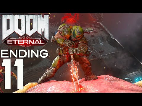 DOOM ETERNAL - Gameplay Walkthrough - Part 11 Ending No Commentary
