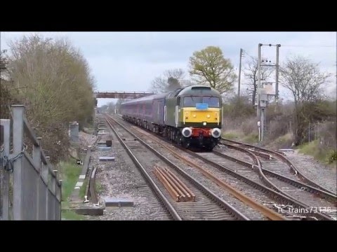 47830 passes Ashchurch with the Killmarnock to Laira. 09/04/2016