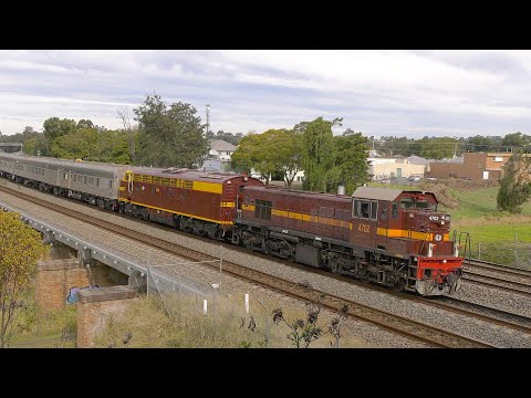 Diesel Locomotives 4702 + 4204 North Coast Tour 2021