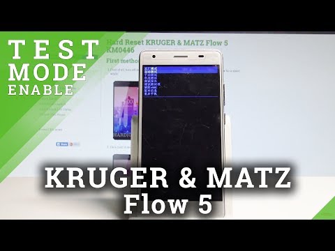 How to Enter Factory Mode on KRUGER & MATZ Flow 5 - Hardware Test Mode |HardReset.Info