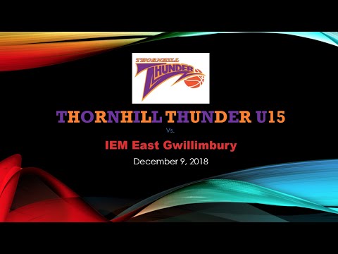 Thunder U15 vs. IEM East Gwillimbury