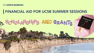 Financial Aid for UCSB Summer Sessions