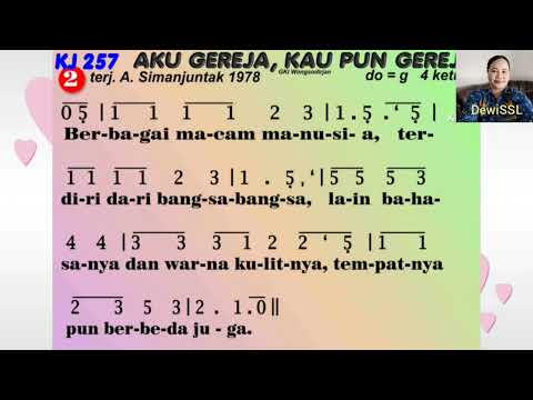 Kj 257 Aku Gereja Kau Pun Gereja Cover DewiSSL