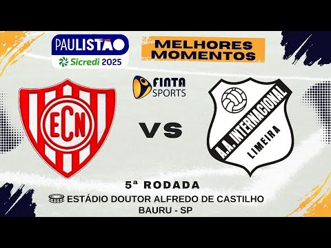 ⚽ MELHORES MOMENTOS | NOROESTE 2 x 2 INTER LIMEIRA | PAULISTÃO SICREDI 2025 - 5ª RODADA