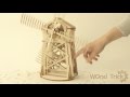 Mechanical 3D Puzzle Wood Trick Windmill Preview 5