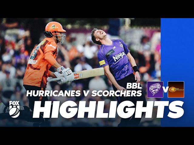 Hobart Hurricanes vs. Perth Scorchers | Full Match Highlights | Fox Cricket