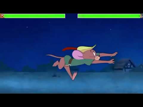 Jerry vs. Tom (T&J: Robin Hood) with Healthbars