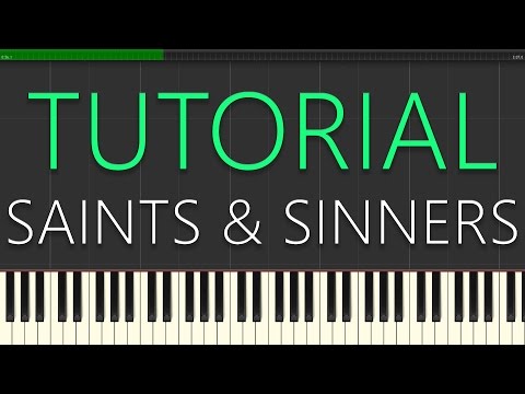 Thomas Gold fy. M. BRONX - Saints & Sinners (Manse Remix) - Piano Tutorial