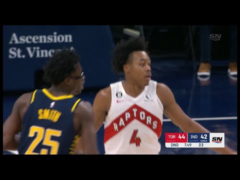Scottie Barnes Drills the 3-Pointer - Raptors vs Pacers