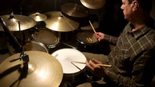 Vince Guaraldi Trio - Greensleeves - drum cover by Steve Tocco