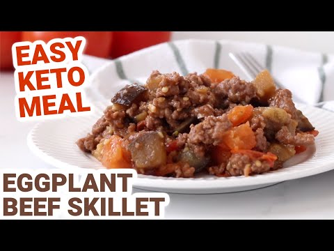 Eggplant Ground Beef Skillet Recipe