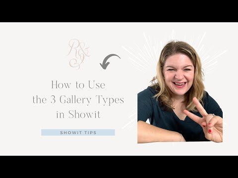 How to Use the Types of Galleries in Your Showit Website