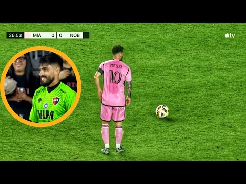 Lionel Messi's Free Kick Surprised Newells Old Boys Goal keeper.