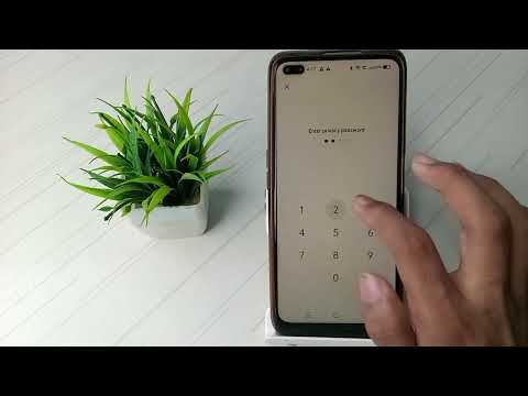how to remove app lock in realme x50 pro mobile