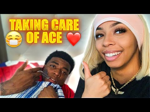 MORNING ROUTINE ON HOW I TAKE CARE OF ACE WHILE HES SICK!