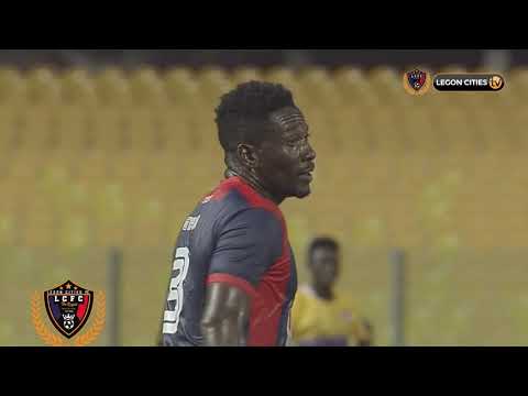 EXCLUSIVE! Watch Asamoah Gyan's first appearance in the Legon Cities versus Medeama SC game.