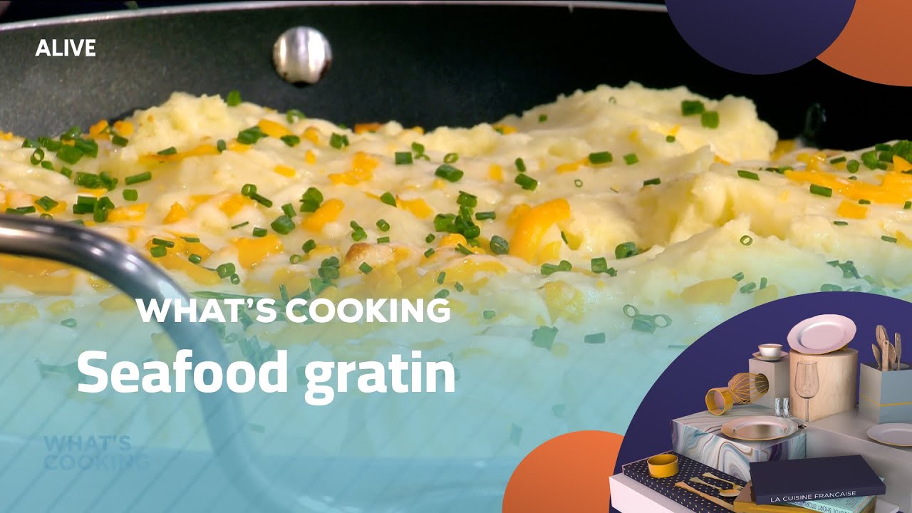 Whats Cooking - 10/09/2025 - Seafood gratin