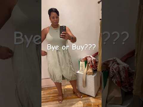 Buy or Bye??Anthropologie tank dress #summerdresses #anthropologie #tryon #fashion #haul