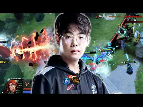 Somnus`M Windranger Rampage! Ft. Eurus- TerrorBlade Epic Chinese All Star Battle| DOTA 2 MICRO