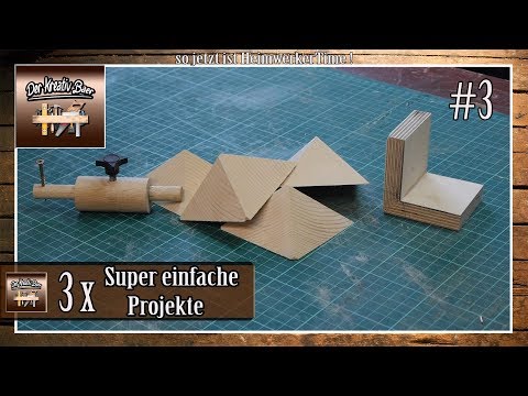 , title : '⚠️ 3 Super einfache Projekte aus Holz / 3'