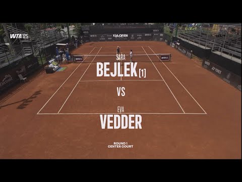 (1) Sara Bejlek (CZE) 19 yrs  vs Eva Vedder (NED) - Game, Set, Match