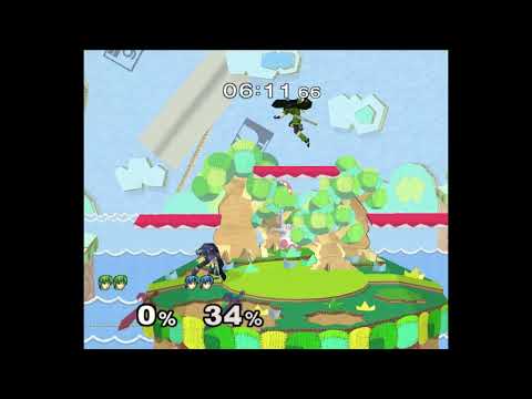 reacteddrop (Green Marth) vs Brush (Neutral Marth) | Revival 206 Amateur R1