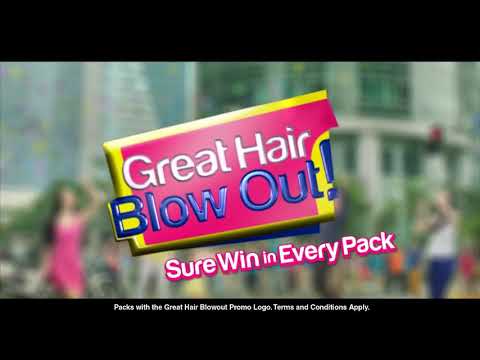 Great Hair Blow Out with Sunsilk,Dove Hair Care,Clear Anti-Dandruff,Vaseline Sachets TVC 2013