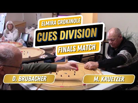Elmira Crokinole 2026 Cues Final Brubacher VS Kruetzer