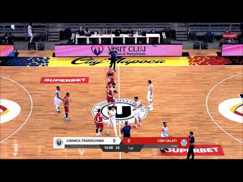 LNBM 2020-2021: U-BT Cluj-Napoca - CSM Galați (PLAY-OFF 1 , GAME 1)