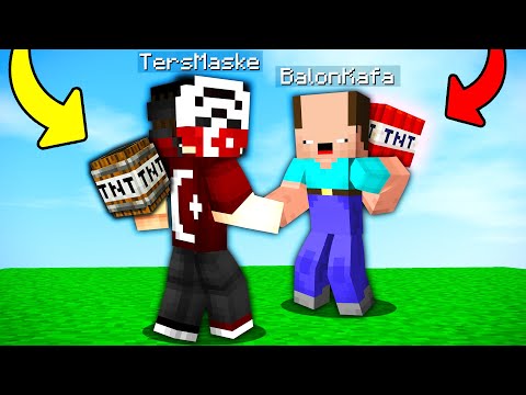BALON KAFA İLE TROLLE BENİ OYNADIK - TROLLEDİM ! - Minecraft