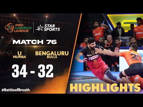 U Mumba shines in a close-fought battle to down Bengaluru Bulls | HIGHLIGHTS| #ProKabaddiOnStar 2024