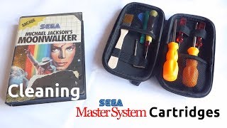 Classic and Retro Gaming - Cleaning Sega Master System Cartridges