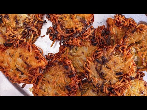 How to Make Potato-Leek Latkes By Michael Solomonov