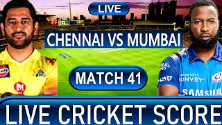 Live: CHENNAI vs MUMBAI Live Match Score And Hindi Cricket Commentary | IPL 2020 CSK vs MI Live