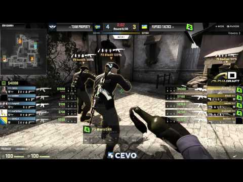 FlipSid3 vs Property Game 1 (CEVO-P CS:GO Season 8) - Helium & Dust