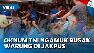 Oknum TNI AD dan Rekannya Acak-acak Warung di Kemayoran, Bermula Cekcok Biaya Admin QRIS