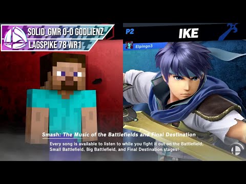 Lagspike 78 Godlinez (Ike) VS Solid_Gmr (Steve-Banjo)