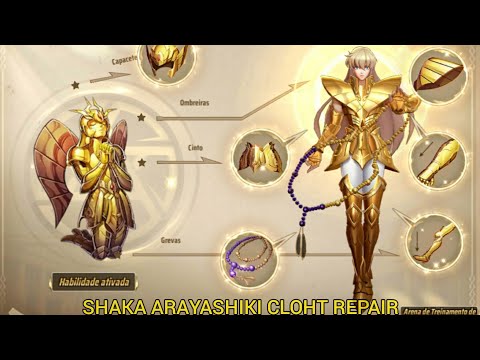 SHAKA ARAYASHIKI CLOHT REPAIR NO PVP - SAINT SEIYA AWAKENING