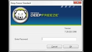 How To Disable Deep Freeze in windows