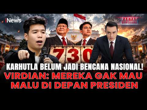 VIRDIAN BLAK-BLAKAN! Kepala Daerah Tak Berani Ajukan Karhutla Jadi Bencana Nasional?