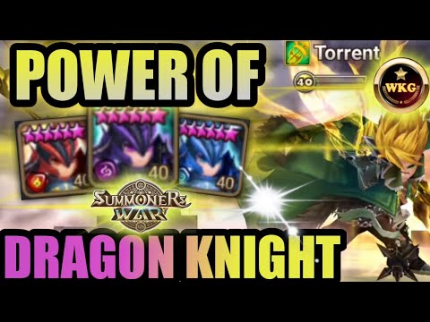 G1 PLAYER PICK MANY DRAGON KNIGHT FOR HIS TEAM - Summoners War