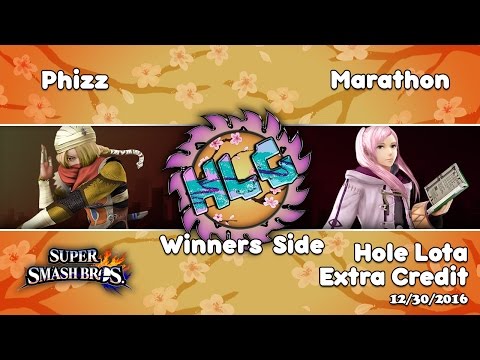 Hole Lota Extra Credit: Phizz (Shiek) Vs. Marathon (Robin) - SSB4 Winners Side