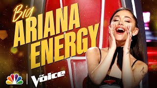 Ariana Grande Brings the ENERGY! | The Voice 2021