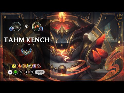 Tahm Kench Support vs Nautilus - KR Challenger Patch 12.7
